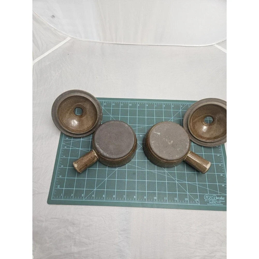 Telebrands Stone Wave Microwave Cooker Non-Stick Ceramic Stoneware Lot of 2